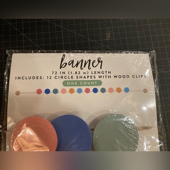 Cute colorful wooden banner - Picture 2 of 5